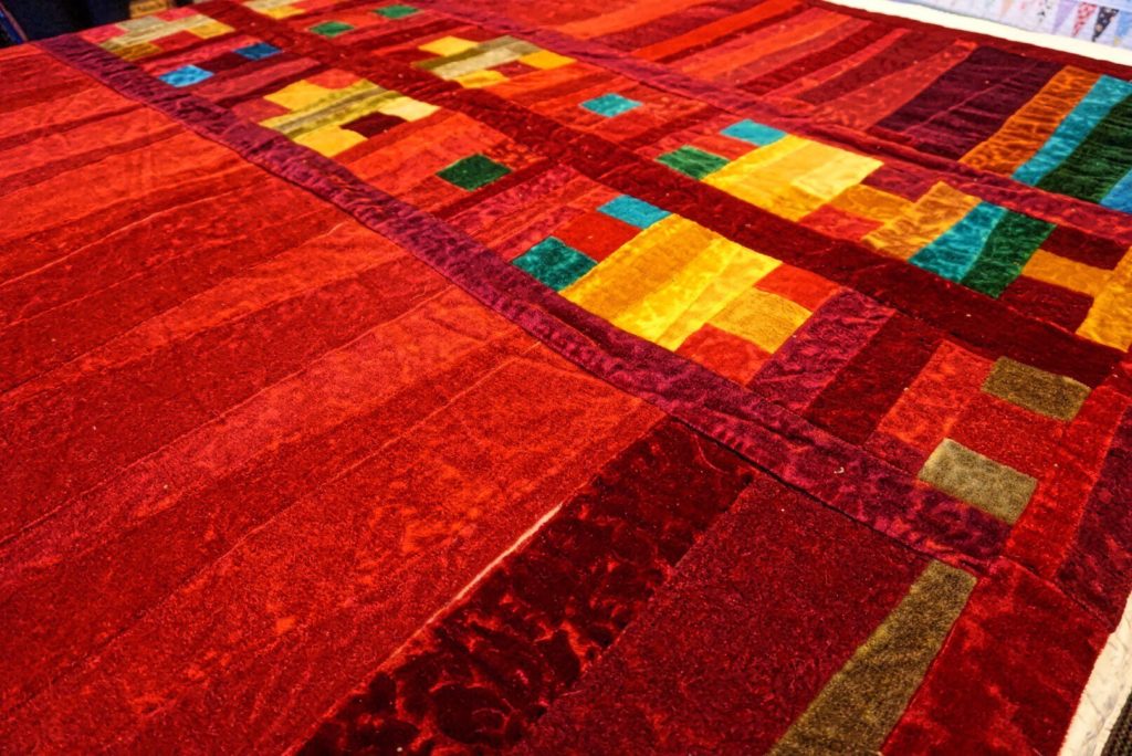 Inspiration Quilt: Red Velvet Carriage Robe (1899)